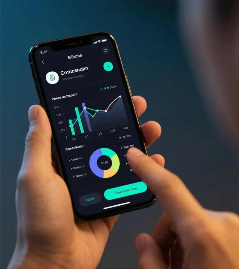 用户使用手机查看开奖数据